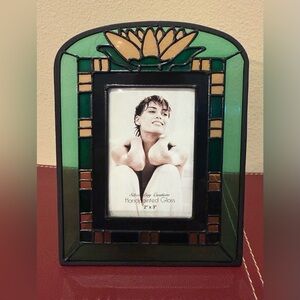 Silver Bay Creations 2" x 3" Hand-Painted Stained Glass Picture Frame